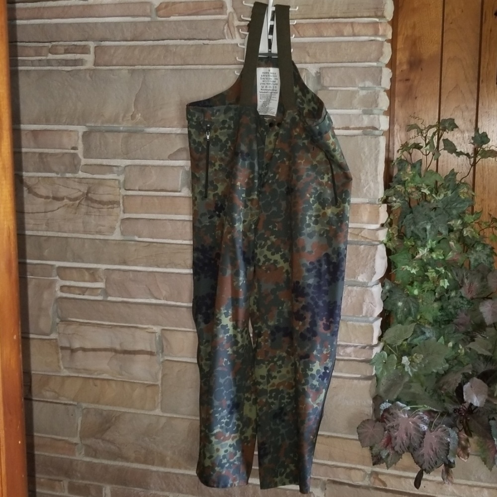 Authentic Bundeswehr surplus waterproof trousers